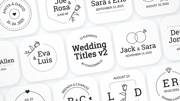 Wedding Titles v2