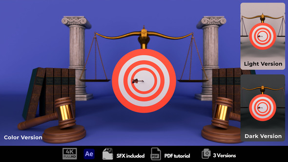 The Professional Lawyer Logo Stings template preview