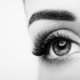 Female eye with long false eyelashes - PhotoDune Item for Sale