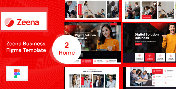 Zeena Business Figma Template