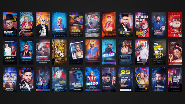 33 Instagram Reels Event Party Flyers Product Promo template preview