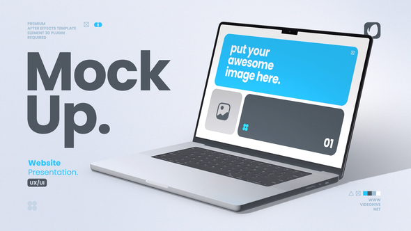 Minimalist Website Presentation Product Promo template preview