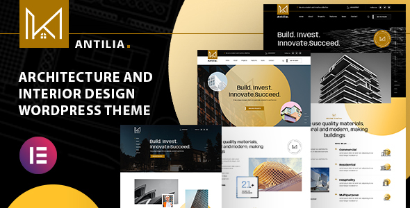 Antilia – Architect & Interior Design WordPress Theme