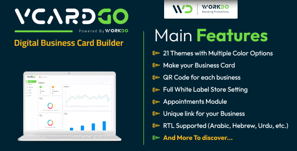 vCardGo - Digital Business Card Builder
