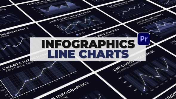 Infographics Line Charts MOGRT