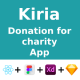 Donation for charity App ANDROID IOS FIGMA XD UI Kit ReactNative Kiria