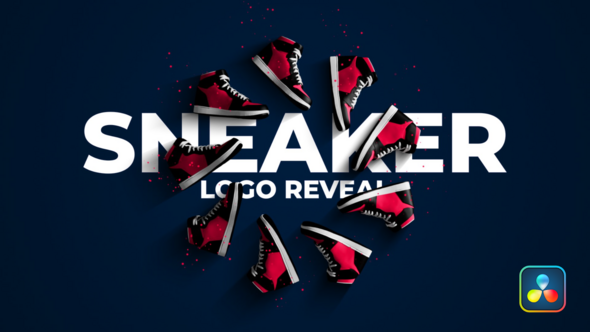 Sneaker Shoes Logo Reveal