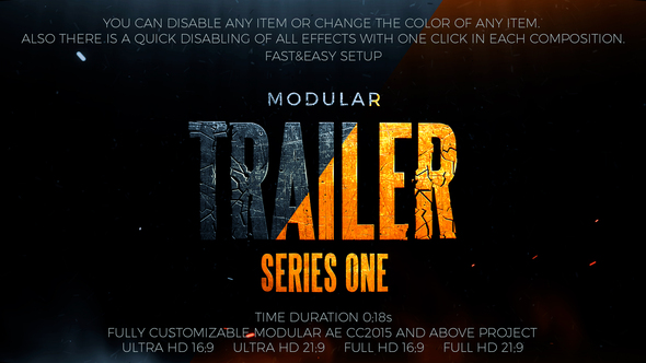Cinematic Modular Trailer Montage 1