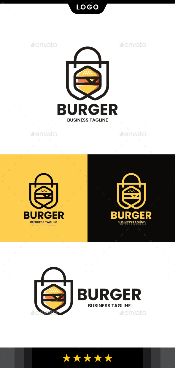 Burger Shop Logo Template