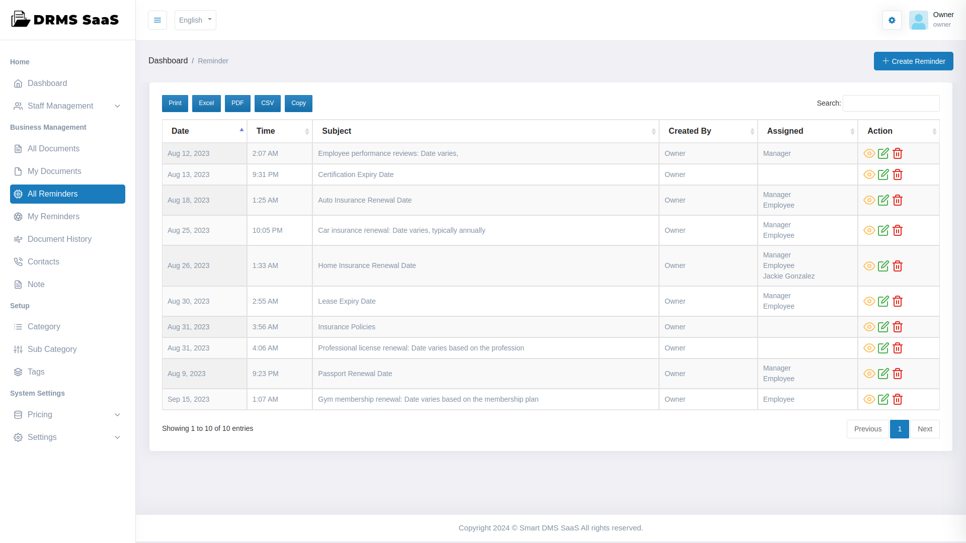 Drms Saas Digital Record Management System By Smartwebinfotech