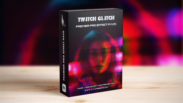 Twitch Glitch Wipe Transitions for Premiere Pro