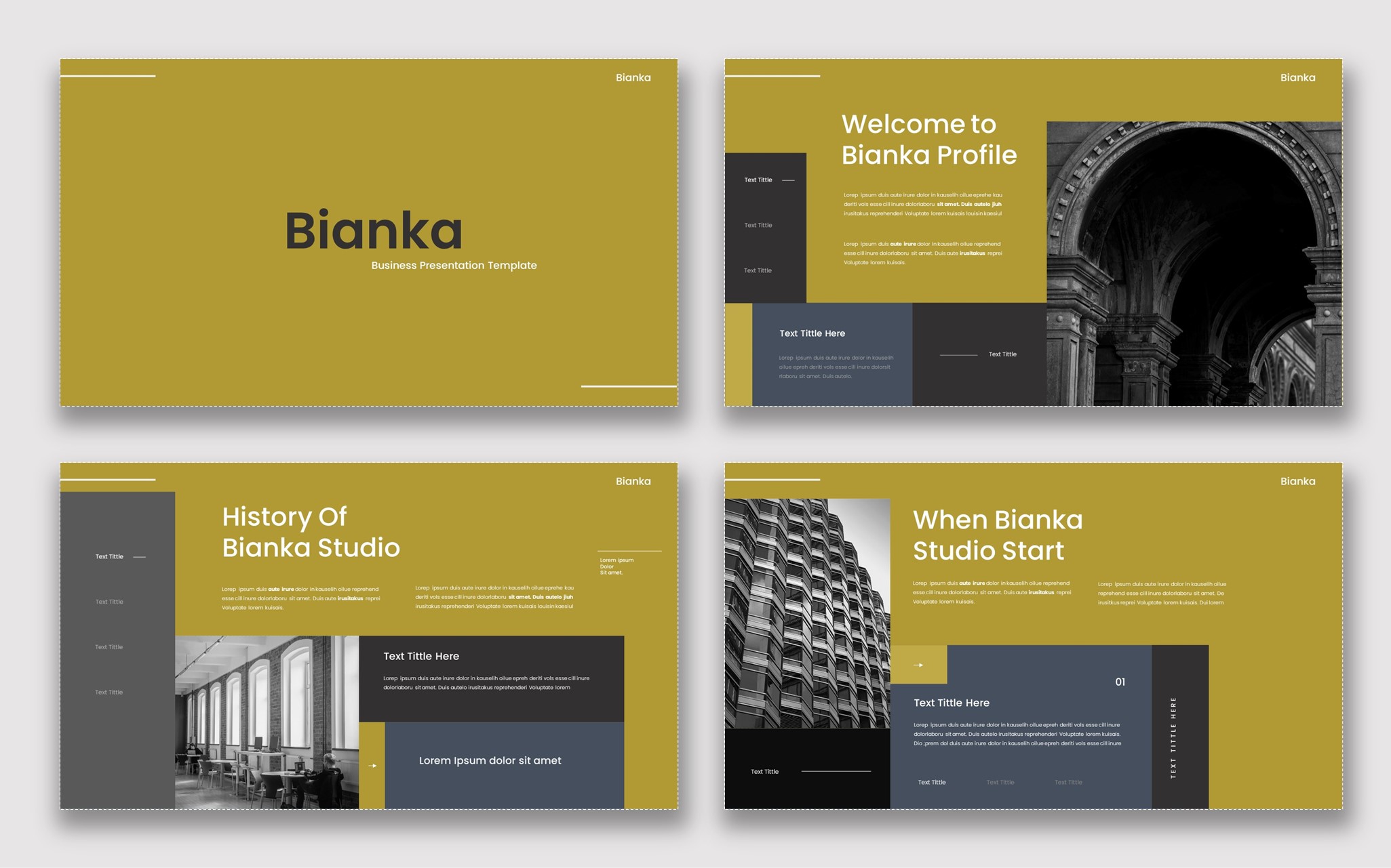 Bianka-Business Google Slide Template, Presentation Templates ...