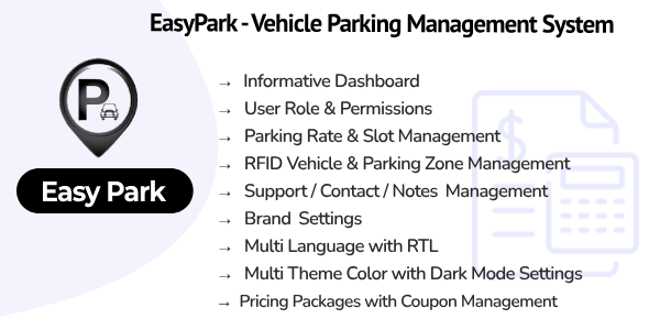 [DOWNLOAD]EasyPark SaaS - Vehicle Parking Management System
