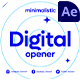 Minimalistic Digital Opener - VideoHive Item for Sale