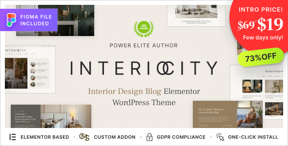 Interiocity - Home Decor Blog and Interior Design Magazine WordPress Theme