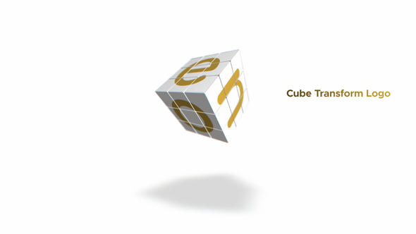 Cube Transform Logo | After Effects Logo Stings template preview