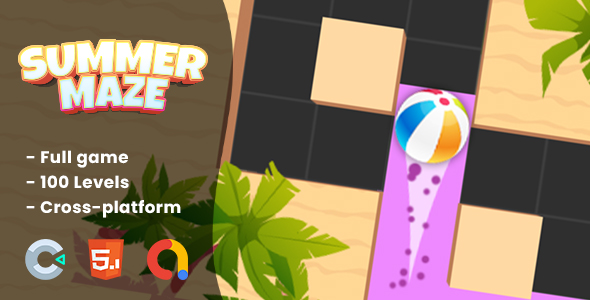 [DOWNLOAD]Summer Maze - HTML5 Game | Construct 3