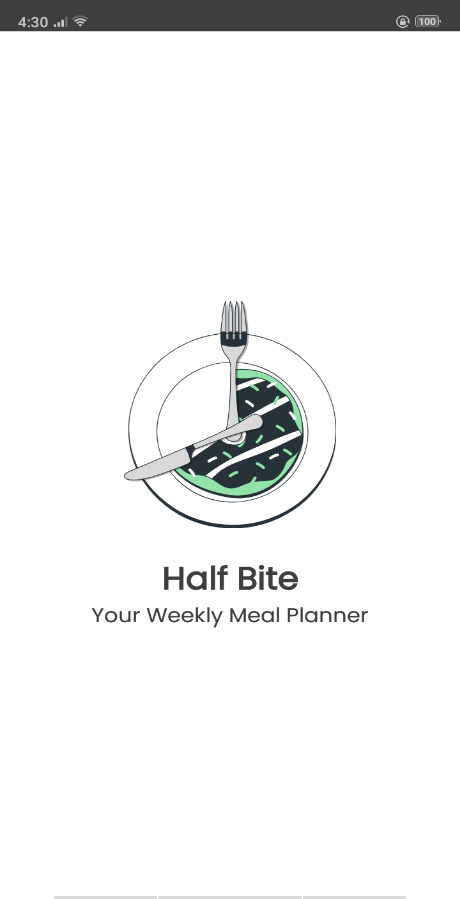 Half Bite - Weekly Meal Planner App - Android, Firebase, Ready to ...