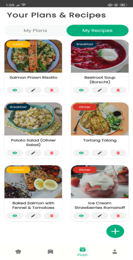 Half Bite - Weekly Meal Planner App - Android, Firebase, Ready to ...