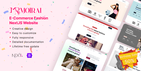 Moirai - E-Commerce Fashion Web | NextJS
