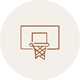 Linestyle Icon Design Set Basketball