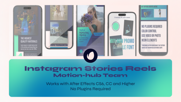 Social Media Instagram Vertical Stories MOGRT