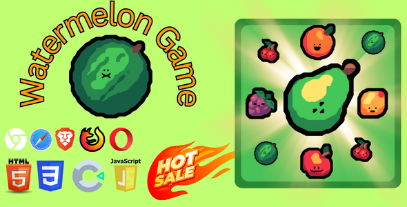 [DOWNLOAD]Watermelon game: Drop & Merge – HTML5 Game (Construct 3)
