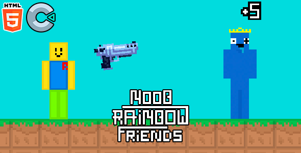 Noob Rainbow Friends - HTML5 Game - Construct 3