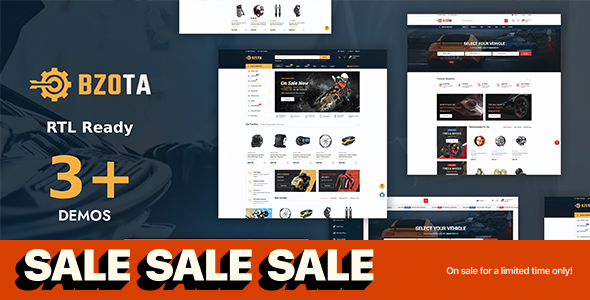 BzoTa – Vehicles, Parts & Accessories Magento 2 Theme