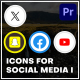 Icons for Social Media I | MOGRT - VideoHive Item for Sale