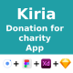 Donation for charity App ANDROID IOS FIGMA XD UI Kit Ionic Kiria