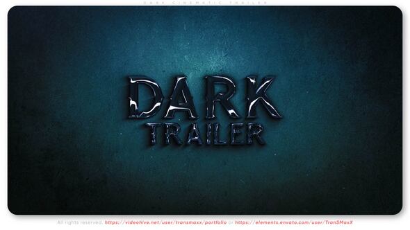 Dark Cinematic Trailer