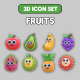 3D Fruits Icon