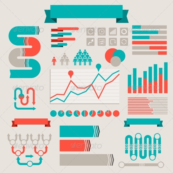 Vintage Styled Infographics Elements - Infographics
