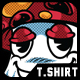 Whatz up Mushroom T-Shirt Design Template