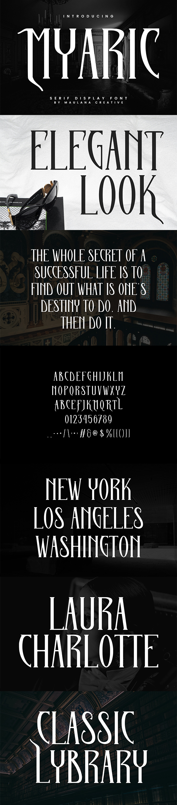 Myaric Serif Display Font