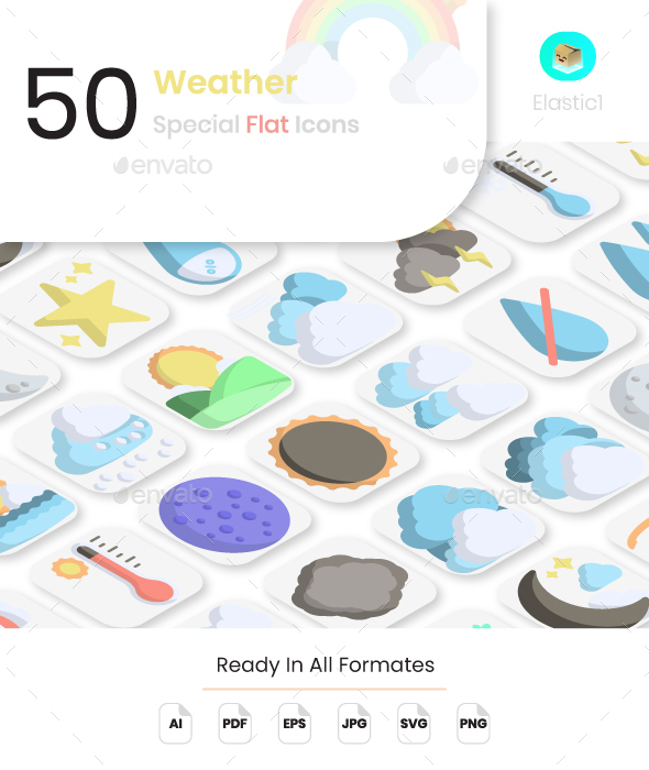 [DOWNLOAD]Weather Flat Icons