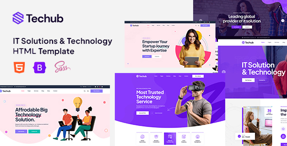 [DOWNLOAD]Techub – Technology & IT Solutions HTML Template
