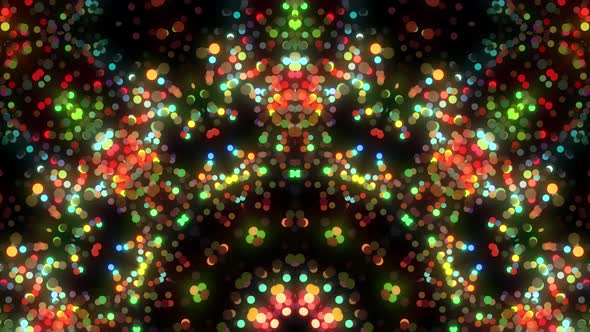 Magic Particles Fan Kaleidoscope