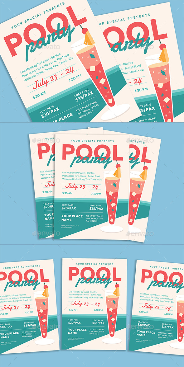 [DOWNLOAD]Pool Party Flyer