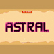 Astral 3D editable text effect
