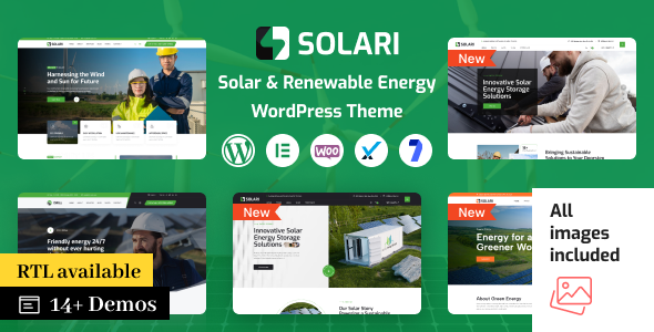 Solari - Ecology & Solar Energy WordPress Theme