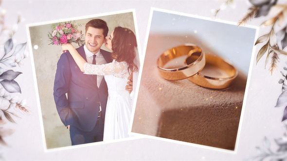 Wedding Slideshow V3 Video Displays template preview