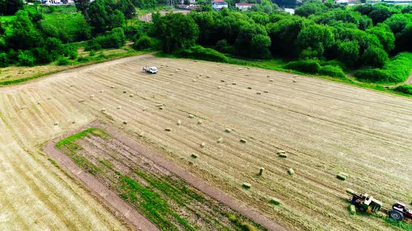 Tractor Working In The Field alt