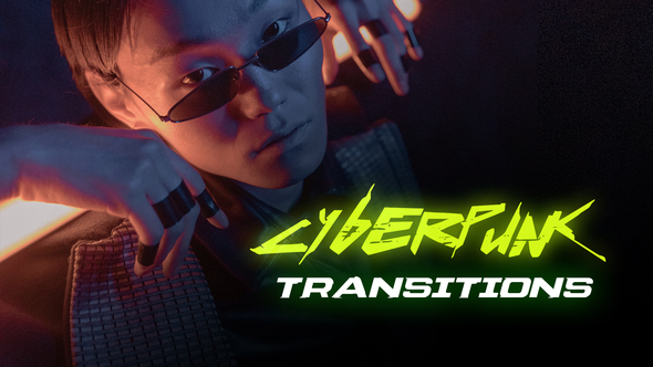 Cyberpunk Transitions | After Effects Elements template preview