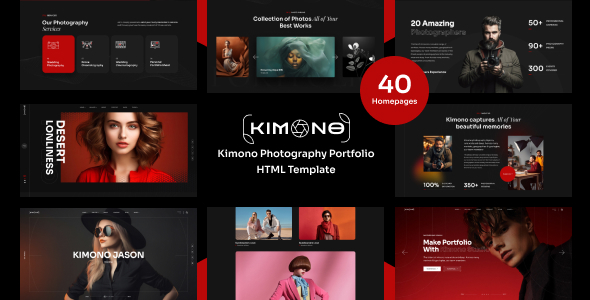 [DOWNLOAD]Kimono - Photography Portfolio HTML Template