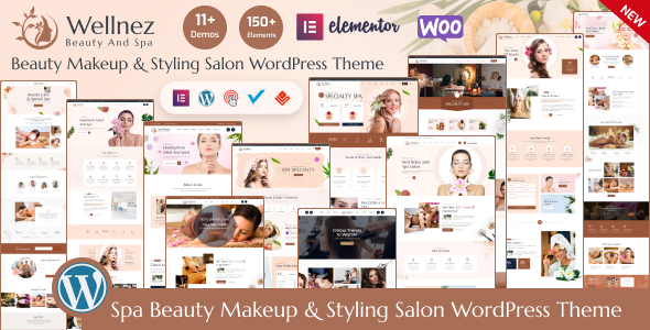 Wellnez – Beauty Spa & Wellness Salon WordPress Theme
