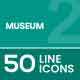 Museum Line Icons