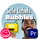 Sale Labels Bubbles For Premiere Pro 