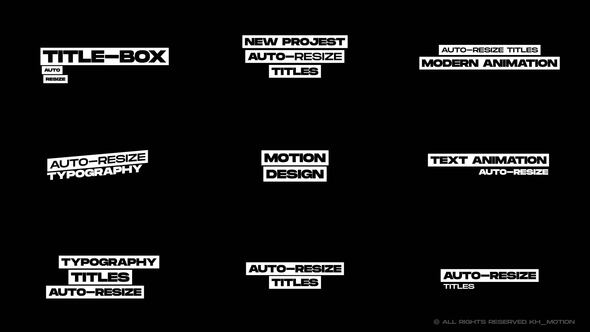 Auto-Resize Titles | AE